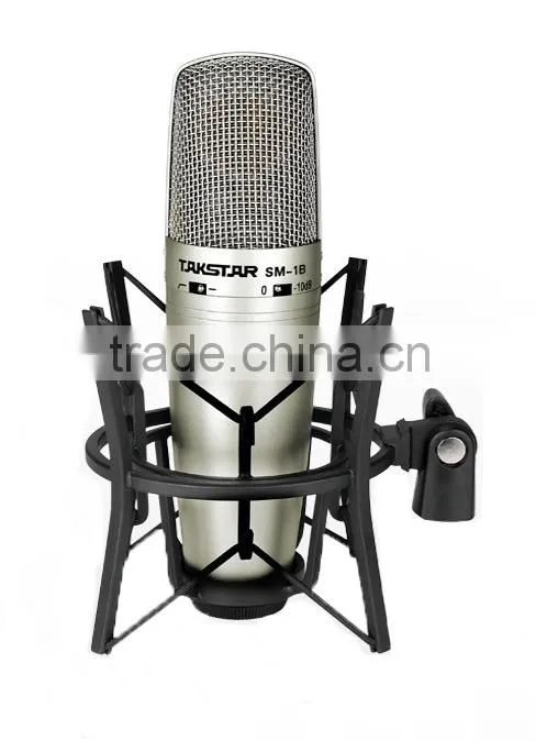 Large Diaphragm recording microphone SM-1B,Professional instrument recording microphone,Computer recording sound Microphone