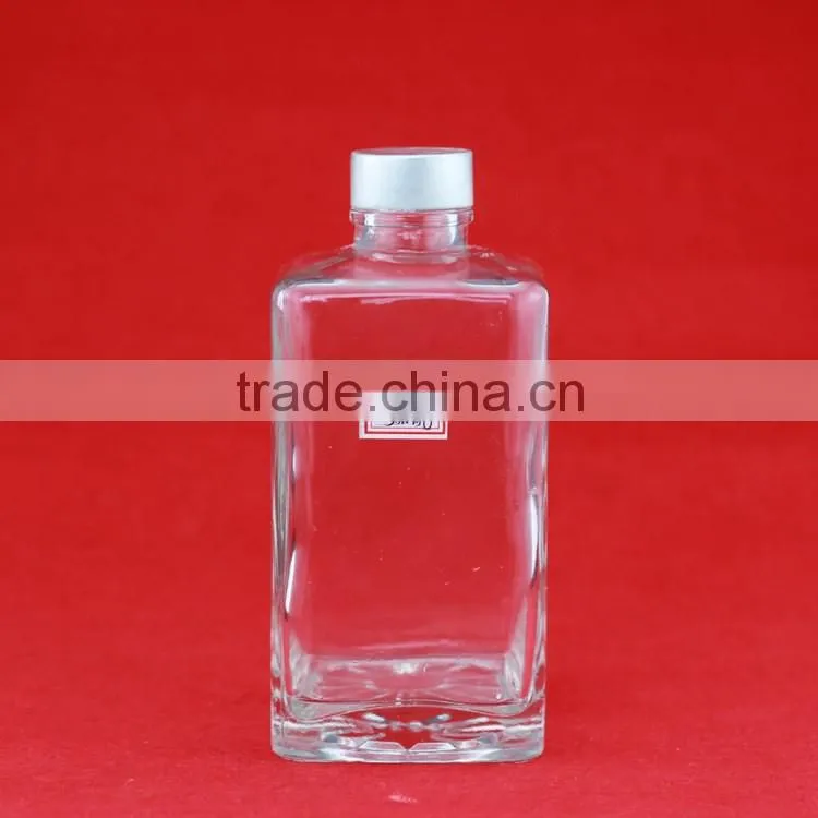 High quality beans glass bottle frosted glass bottle short glass bottle