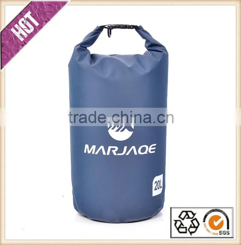 Chinese factory customized dry bag with shoulder straps for outdoor hiking