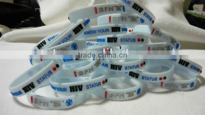 silicone bracelet in belgium flag colour for 2014 brazil world cup
