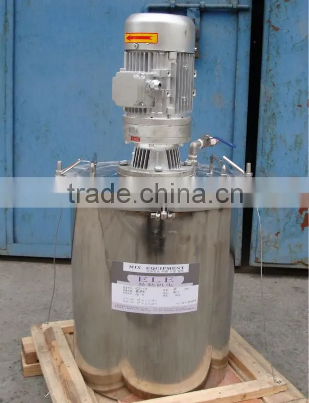 SS304 or SS316L Stainless Steel Mixer Reactor Mixing Tank