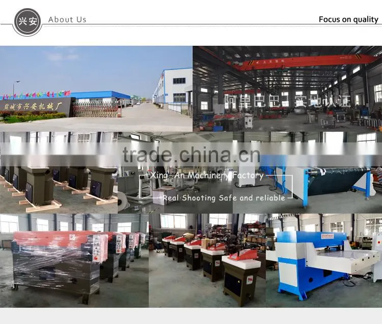 automatic hydraulic cutting machine for rubber footwear