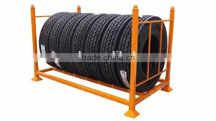 Detachable metal storage tire stack rack for sale