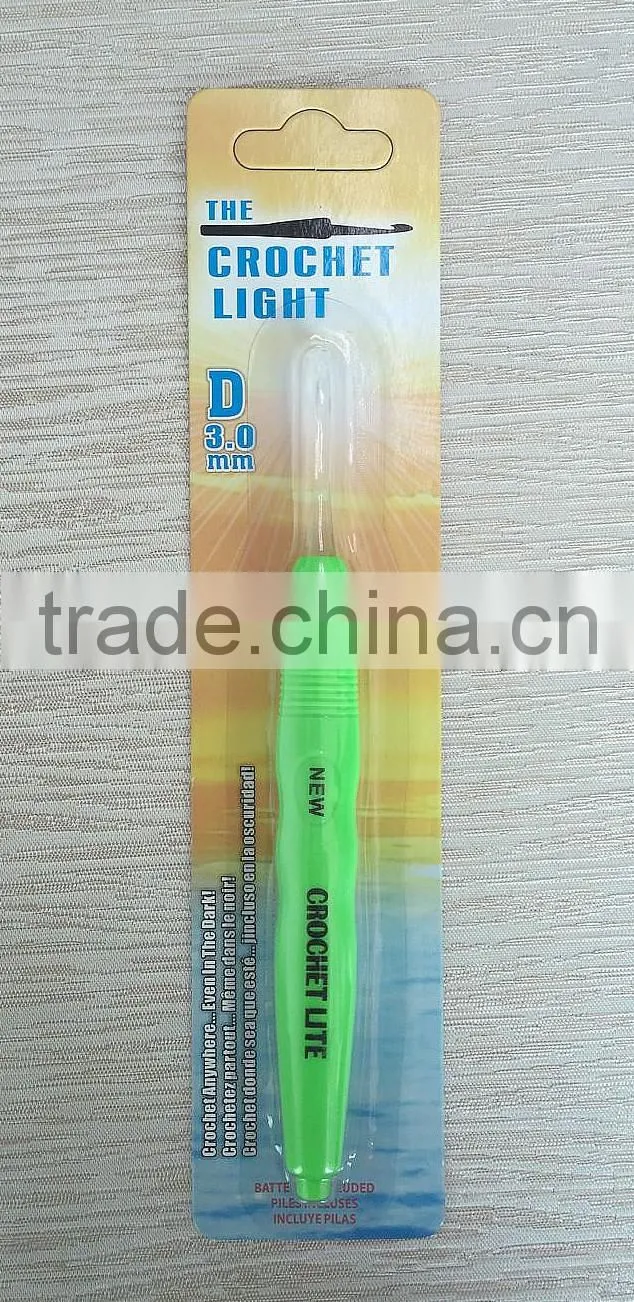 Crochet Lite Crochet Hooks, Size D/3.0mm,Green