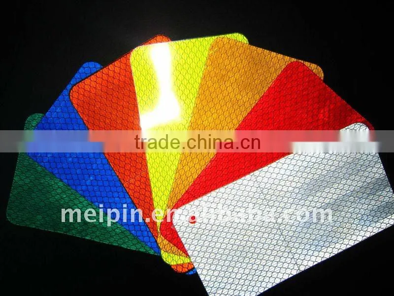 Yellow truck reflective tape