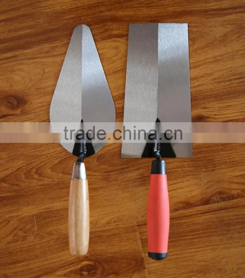 Bricklaying Trowel with Wood Handle