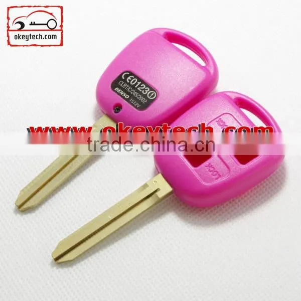 OkeyTech VW 3+1panic button remote key shelll (Round head) for vw flip key for vw remote key case for key cover vw key shell