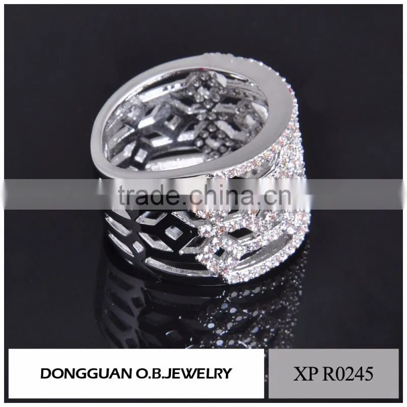 Fashion ring finger rings photos, latest wedding 2 gram white gold ring charm jewelry