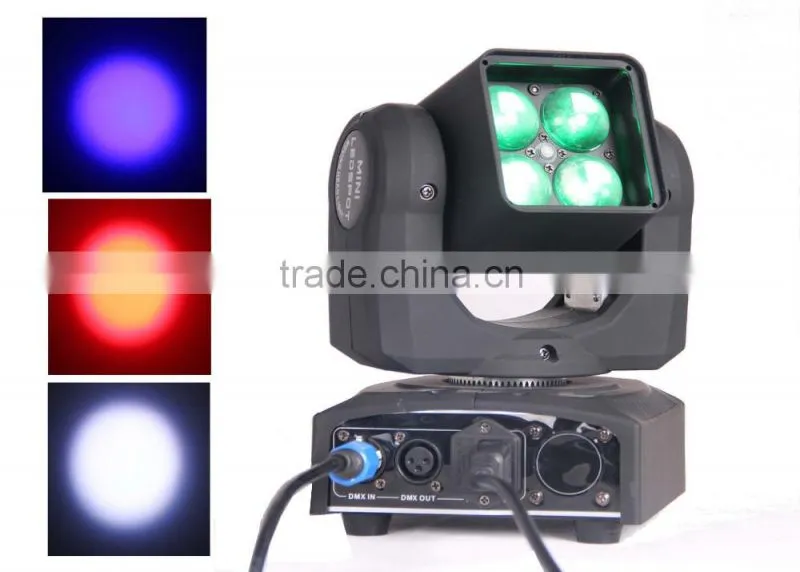 Top 1 Guangzhou 4pcs Mini LED Moving Head Light / Beam 40 Moving Head Light