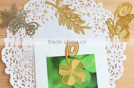 Fancy metal bookmark wholesale by china manufacturer
