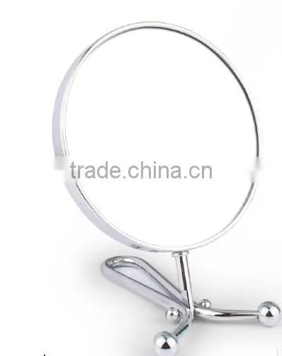 High quality makeup mirror with handle / folding comestic mirror / princess mirror