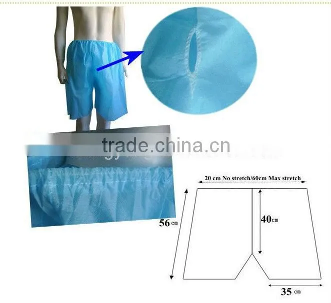 Disposable comfortable seabeach style men's casual boxer pants