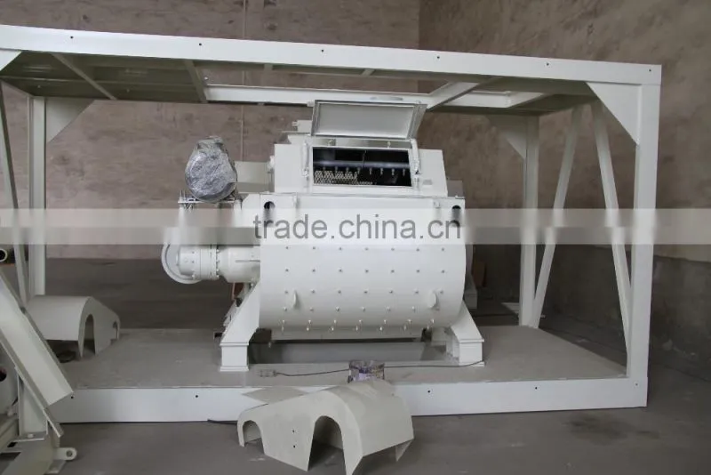 Twin-shaft 1m3 concrete mixer machine JS1000 concrete mixer