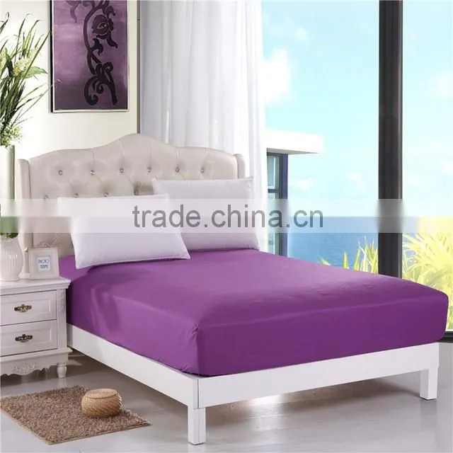 Yellow Or Red Colored Polyester Knit Waterproof Mattress Protector