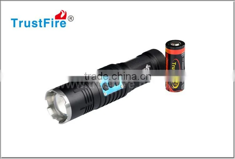 New style focusing flashlight TrustFire hand rechargeable flashlight Z7 550LM zoomable led flashlight