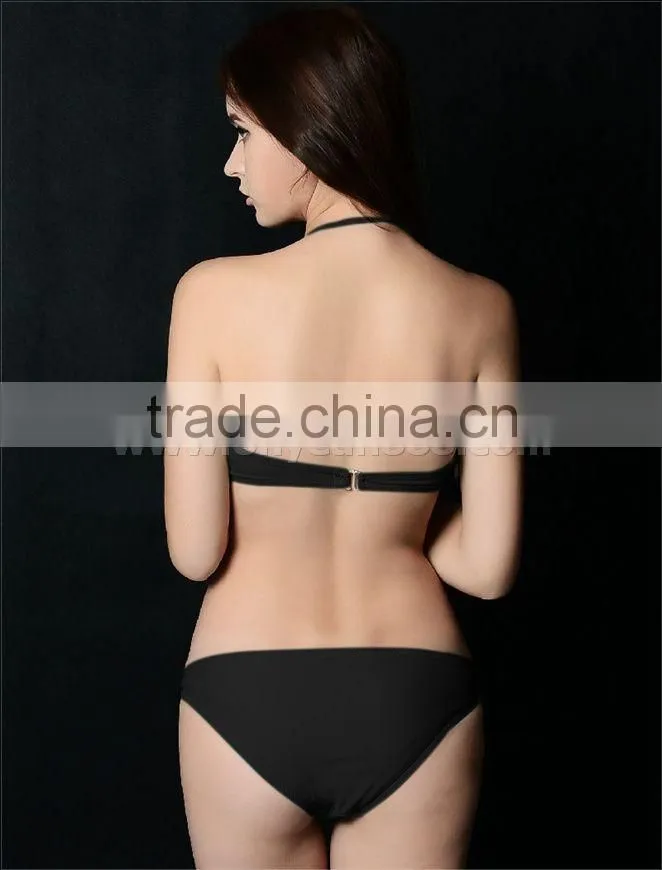 Factory directly top quality latest fashion swimwear bandeau matures in sexy bikinis