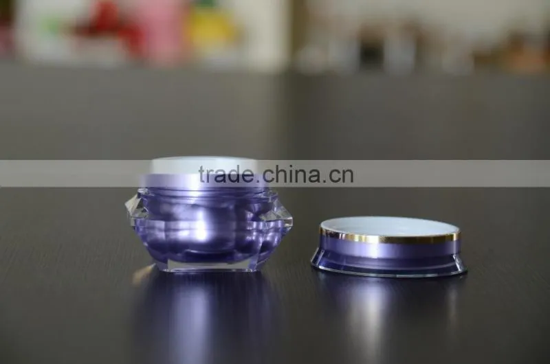 china export cosmetic packaging body cream jar, plastic empty container jar