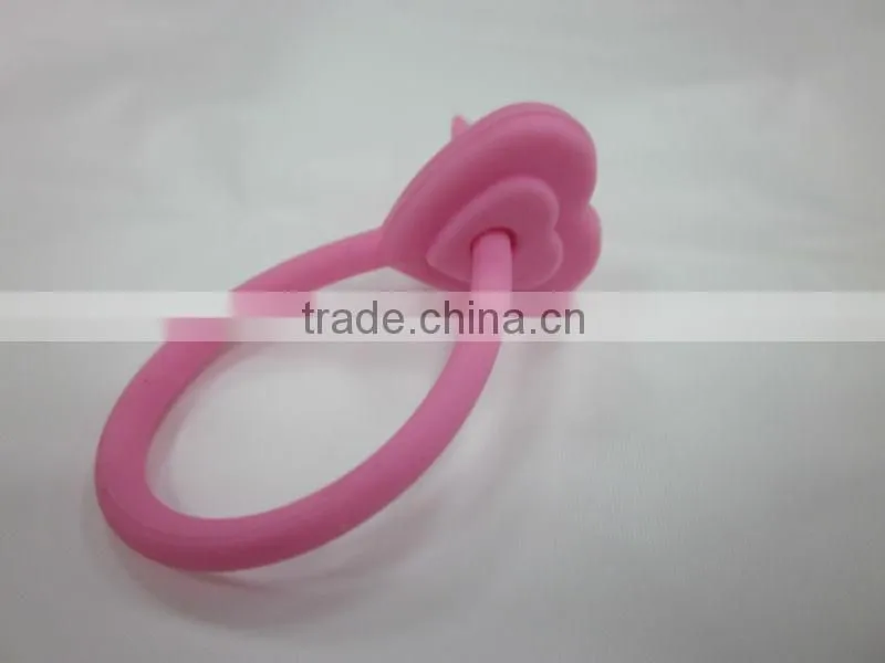 2016 new design LFGB and FDA food safety Custom new design silicone tying bands