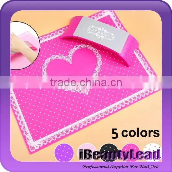 Professonal nail silicone pad with 5colors