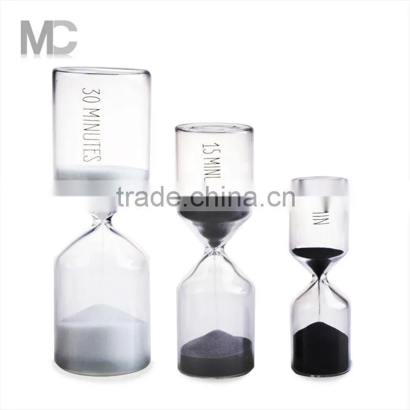 Wholesale blown sand timer with metal frame