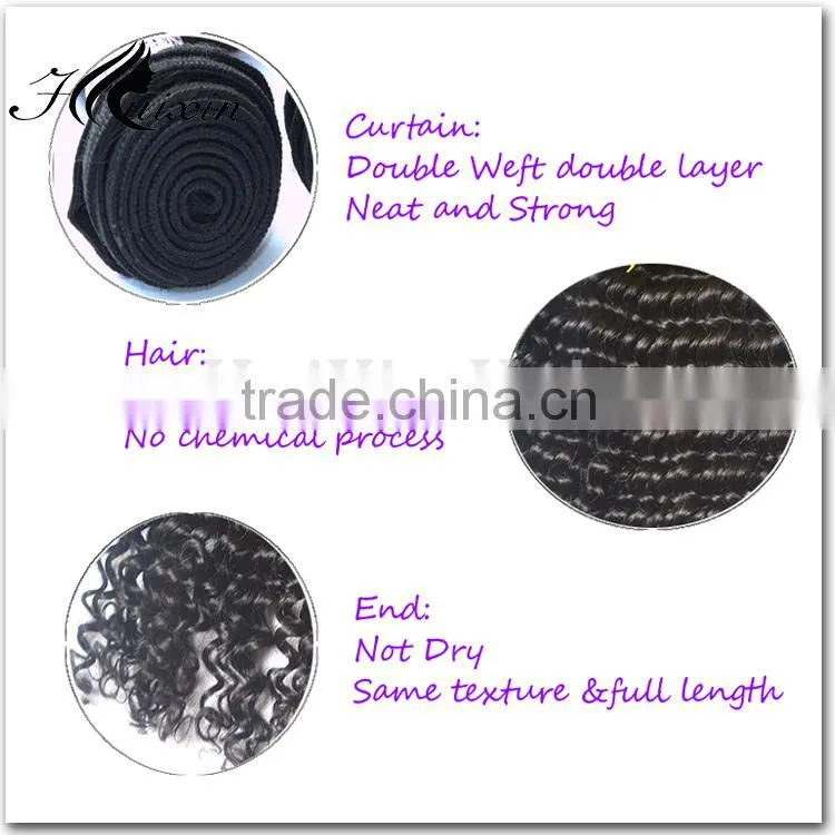 deep wave hot selling brazilian curly eurasian virgin hair bundles