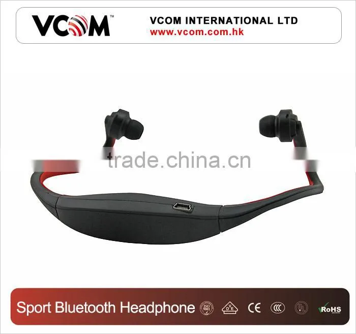 VCOM 2015 New Style Stereo Mini Wireless Bluetooth Headphone for Sports