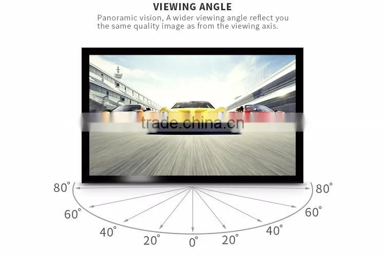 Best selling products low price transparent front projection film on frame projector screen