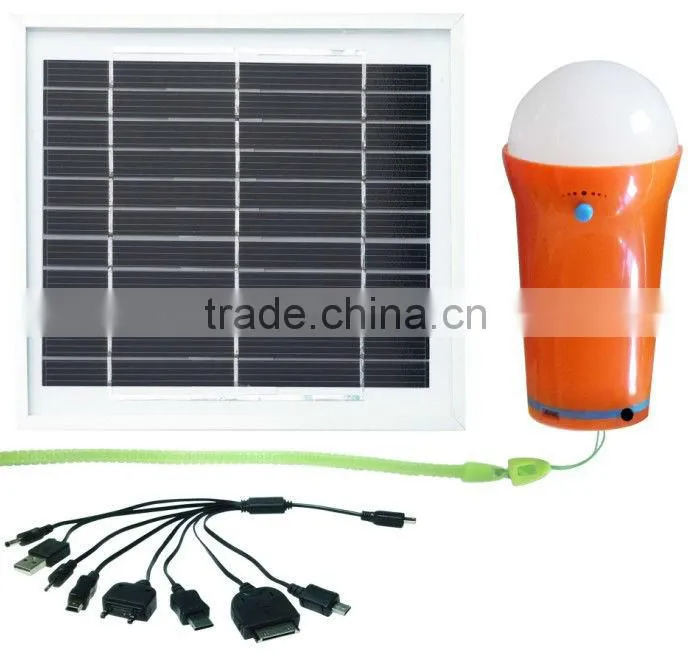 cheap and portable solar home light with solar panel solar led light kit