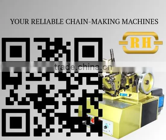 Silver Chain Machine, high speed chain making machine