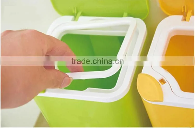 Professional manufacturer for yellow trash can