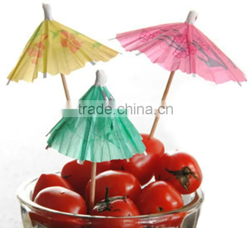 fruit toothpick to party decor / cocktail pick / plastic coffee stick