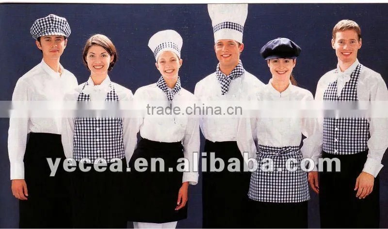 HOT selled unisex Restaurant/chef/housekeeping apron uniform