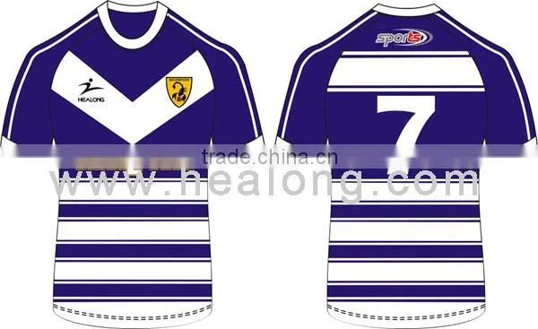 Blue and white rugby league jerseys singapore rugby jersey wholesale rugby shirts