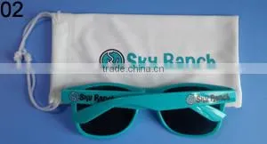 2015 popular microfiber sunglasses pouch with drawstring