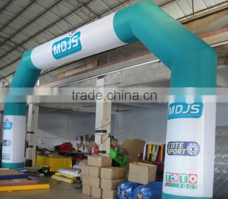 2015 red inflatable arch for wedding/inflatable advertising for Christmas