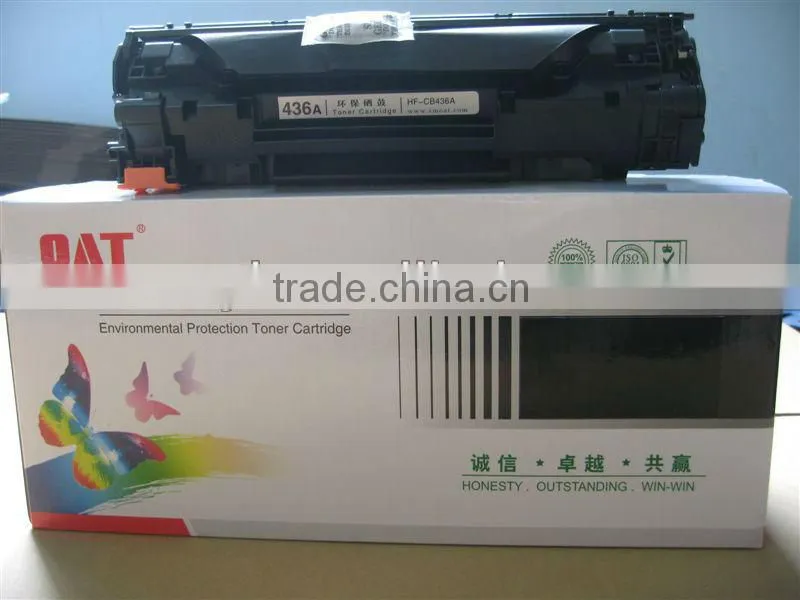 For HP 436A toner cartridge