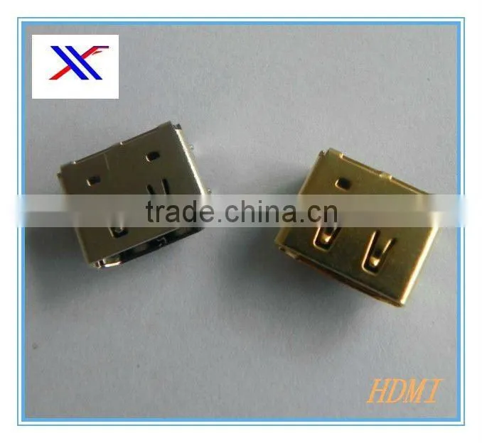 HDMI with usb connector with plating iron