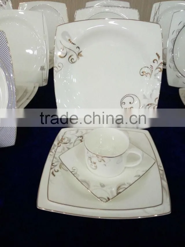 86pcs Bone china Dinner set/dinnerware sets/porcelain dinner plate