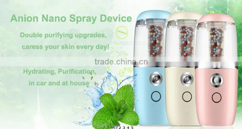 Beauty Hydrating Water Portable 10ml Mini Facial Steamer Intelligent Nano Spray Apparatus Face Spray Care Health Spa Tool