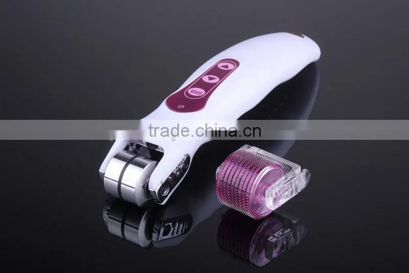 Newest Electric Led Photon Bio Vibration Microneedle Micro Needles Derma Roller