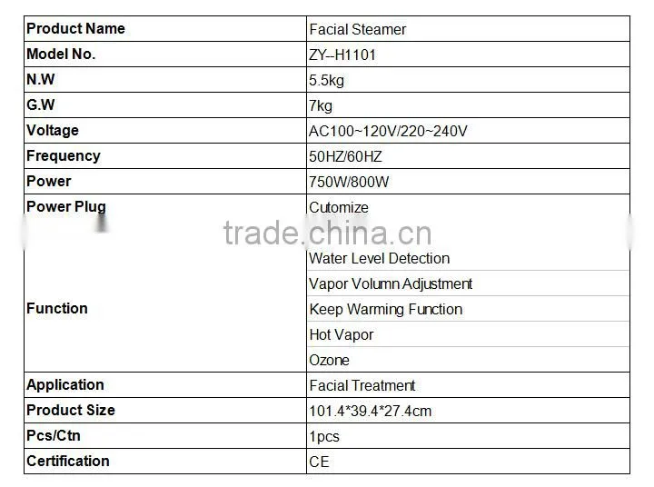 Micro-Computer Herbal Aromatherapy Ion Facial steamer for beauty salon