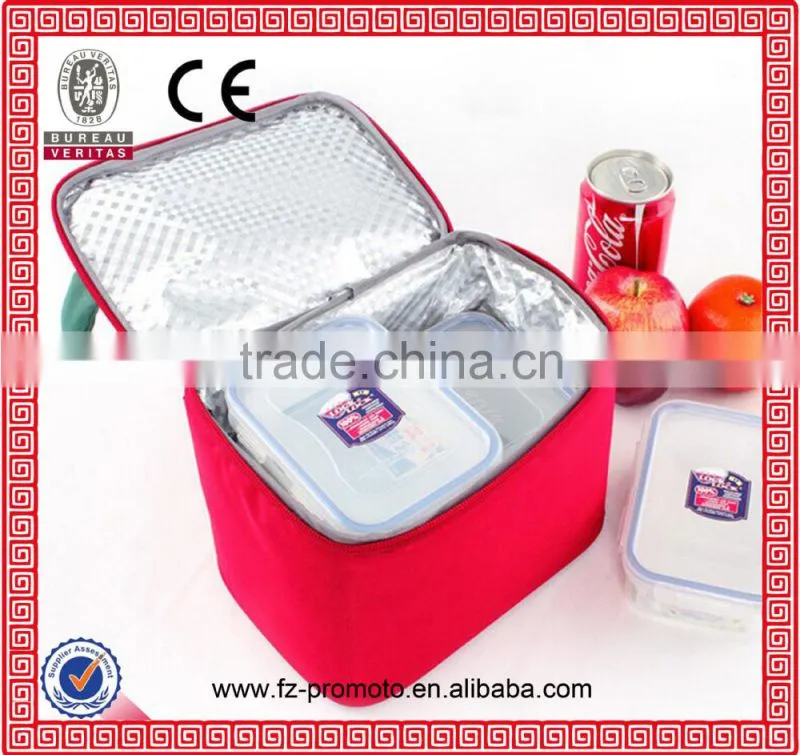 Simple Grey Picnic Lunch Cooler bag / Lunch bag