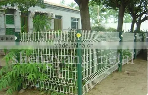 2014 hot sell PVC coated welded wire fence panels for garden fence,cheap fence