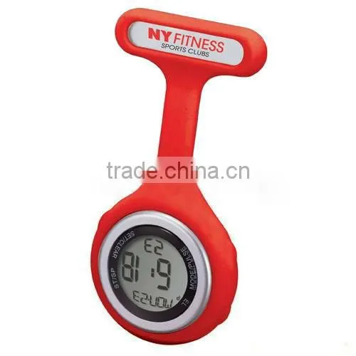 colorful silicon rubber nurse watch
