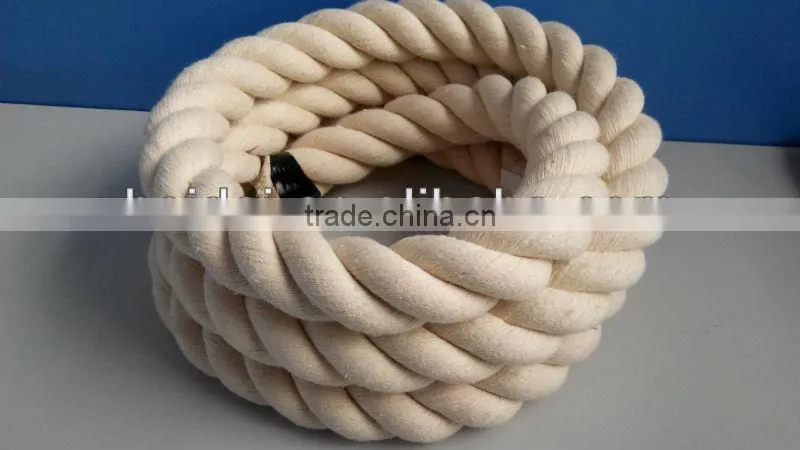Hot sale super performance 3-strand 4-strand 100% Color Twisted Cotton twine and rope