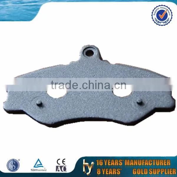 Custom brake pad back plate