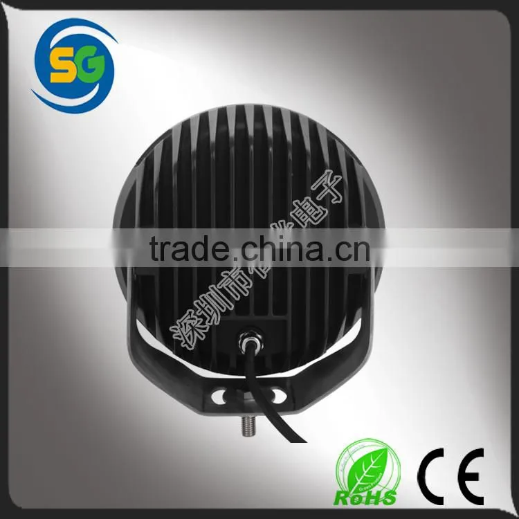 7" 90w led off-road lights waterproof IP68 led work light for boat jeep etc