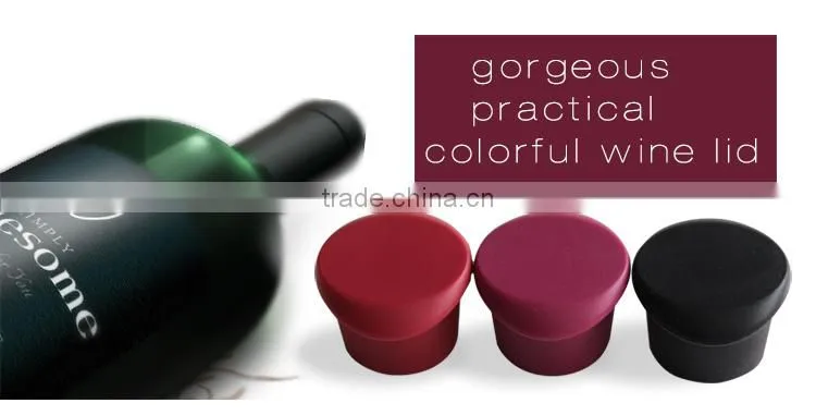 BPA Free Silicone Wine Bottle Stopper Parts