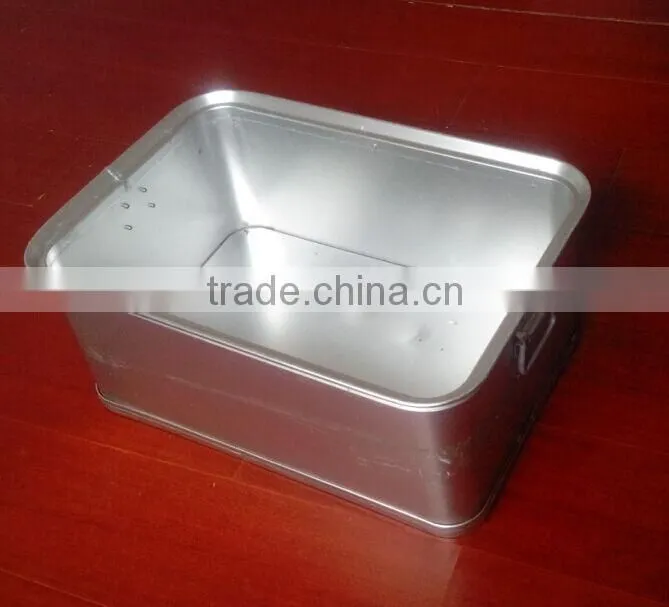 High quality Aluminum seafood storage container, aluminum basket, aluminum case