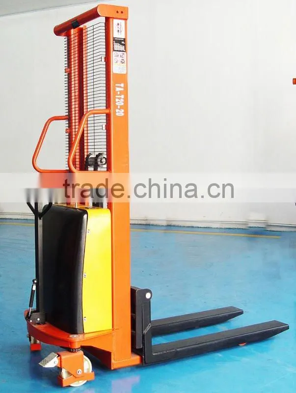 hydraulic stacker semi-electric stacker 2 ton